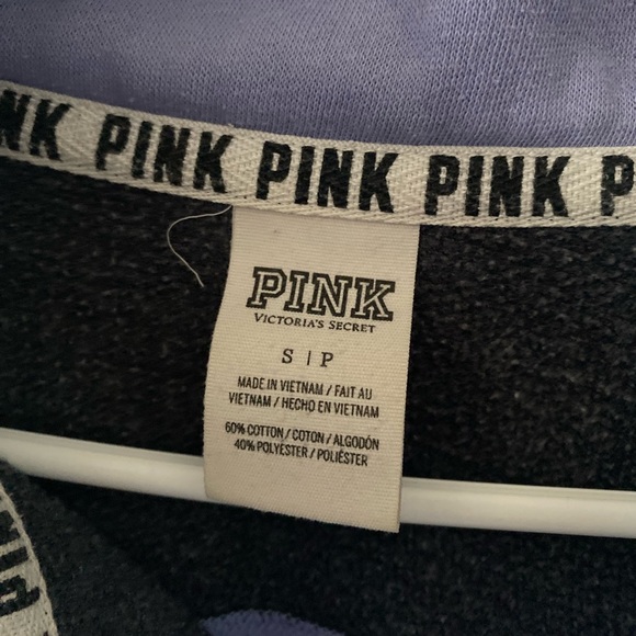 Purple quarter zip up in a size small from Pink - Picture 2 of 3